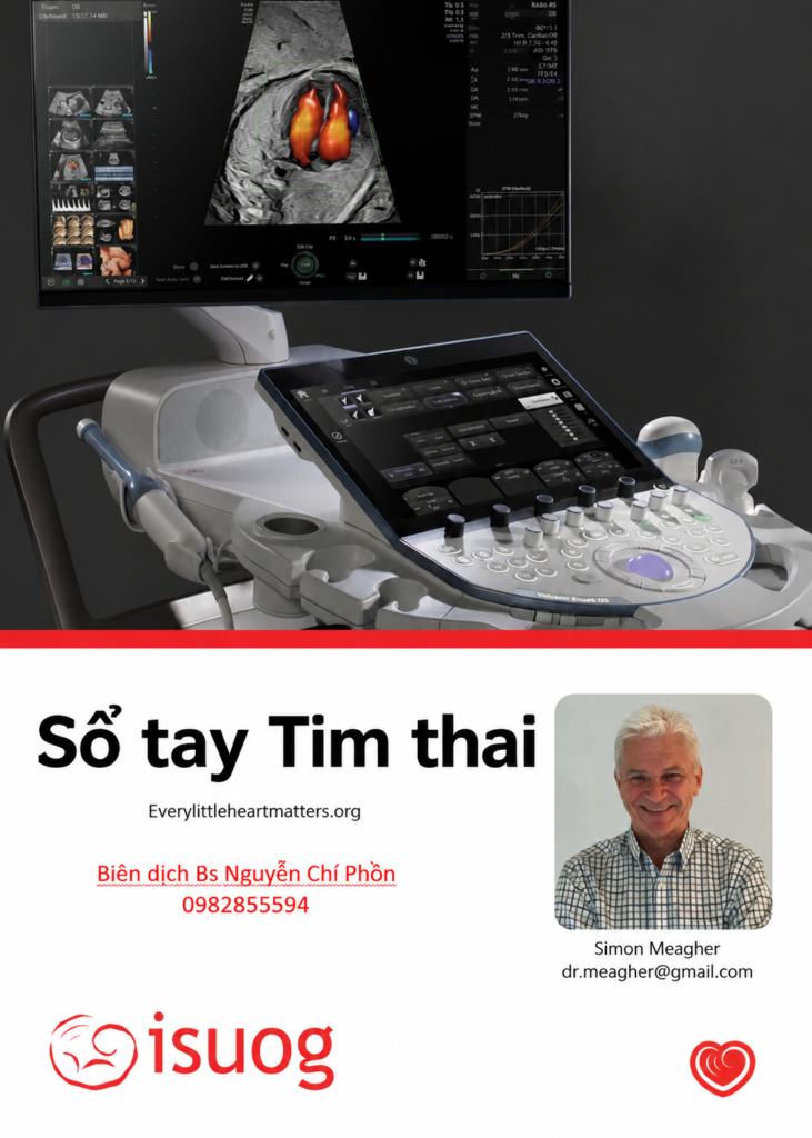 Sổ tay Tim thai ISUOG 2026 – Hướng dẫn siêu âm tim thai và chẩn đoán dị tật tim bẩm sinh trước sinh của Giáo sư Simon Meagher