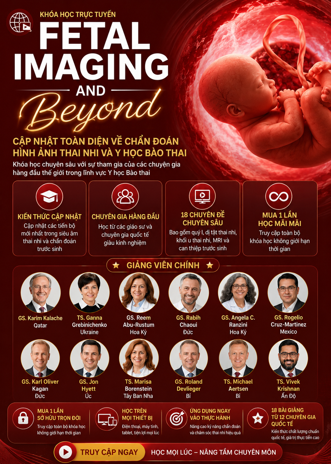 Fetal Imaging and Beyond – Khóa Học Quốc Tế Cập Nhật Toàn Diện Về Chẩn Đoán Hình Ảnh Thai Nhi Và Y Học Bào Thai