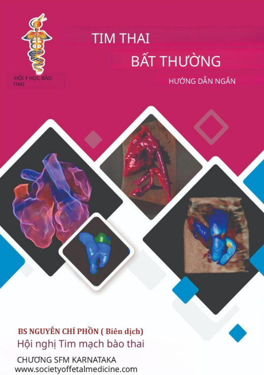 Bìa sách Cẩm nang ngắn gọn – Dị tật tim thai – bản dịch tiếng Việt