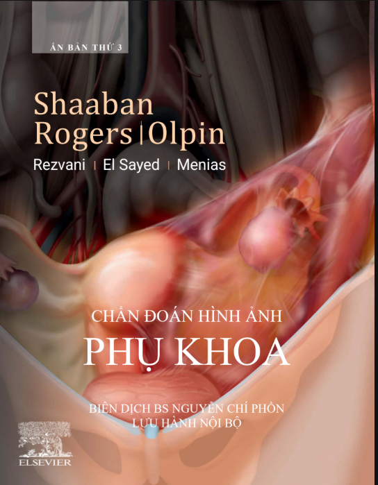 Bìa sách Chẩn đoán hình ảnh Phụ khoa – ấn bản 3 – bản dịch tiếng Việt